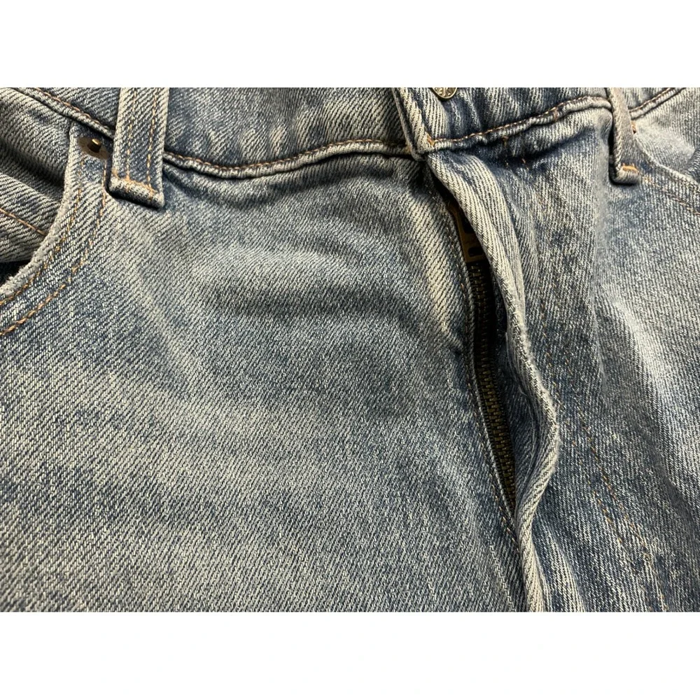 Hollister Wide Leg Super Baggy Jeans Med Wash Relaxed Fit 34x34 Mens Blue Denim